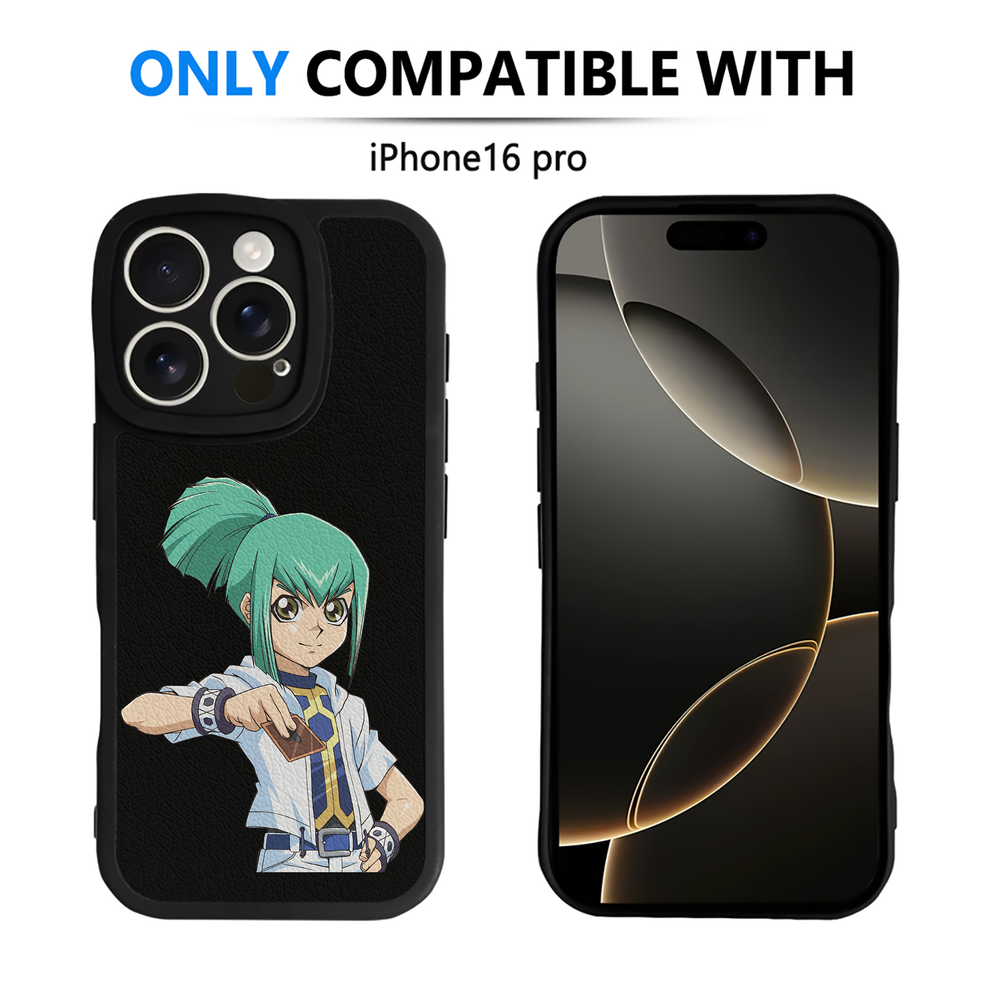 遊☆戯☆王 Yu-Gi-Oh! 【iPhone 16シリーズ対応】シリコンスマホケース（レザー調） 材質：シリコン